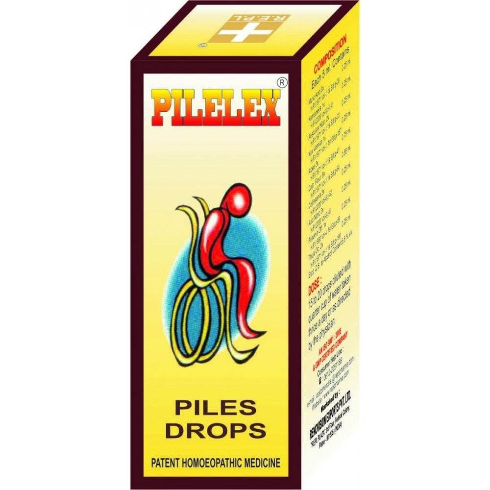REPL-Pilelex-Drops.jpg REPL Pilelex Drops (30ml) For Painful and Bleeding Piles, Constipation, Burning Anus - Image 1
