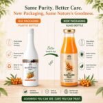 Rogcare Sea Buckthorn Juice 500ml Packed in a Glass Bottle | Cold-Pressed Sea Buckthorn Pulp Concentrate from Ladakh Himalayas (-40°C) Rich in Natural Vitamin C, Omega 3, 6, 7, 9 & Antioxidants | Skin Glow & Gut Health - Image 3
