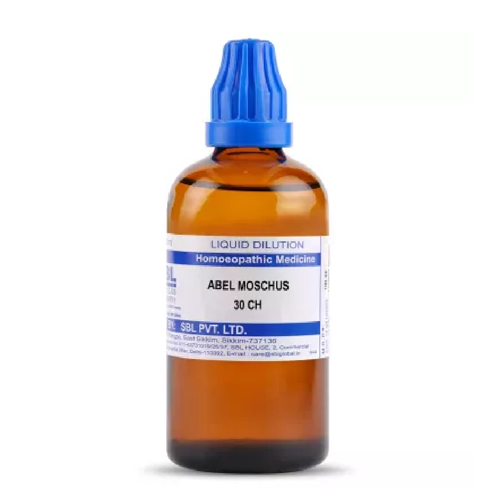SBL-Abel-Moschus-30-CH-100ml.png SBL Homeopathy ABEL Moschus Dilution (30 ML / 100 ML) For Headache - Image 1