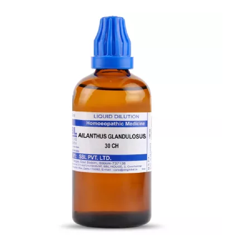 SBL-Ailanthus-Glandulosus-30-CH-100ml.png SBL Homeopathy Ailanthus Glandulosa Dilution (30 ML / 100 ML) For Headache, Swelling - Image 1