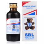 SBL Alfalfa Tonic (Paediatric) Improves Memory, Weakness For Kids 115 ML for Anaemia Improves Immune  System