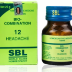 SBL Homeopathic Bio Combination 12( BC 12) Tablets for HEADACHE 25gm for Vertigo Headache