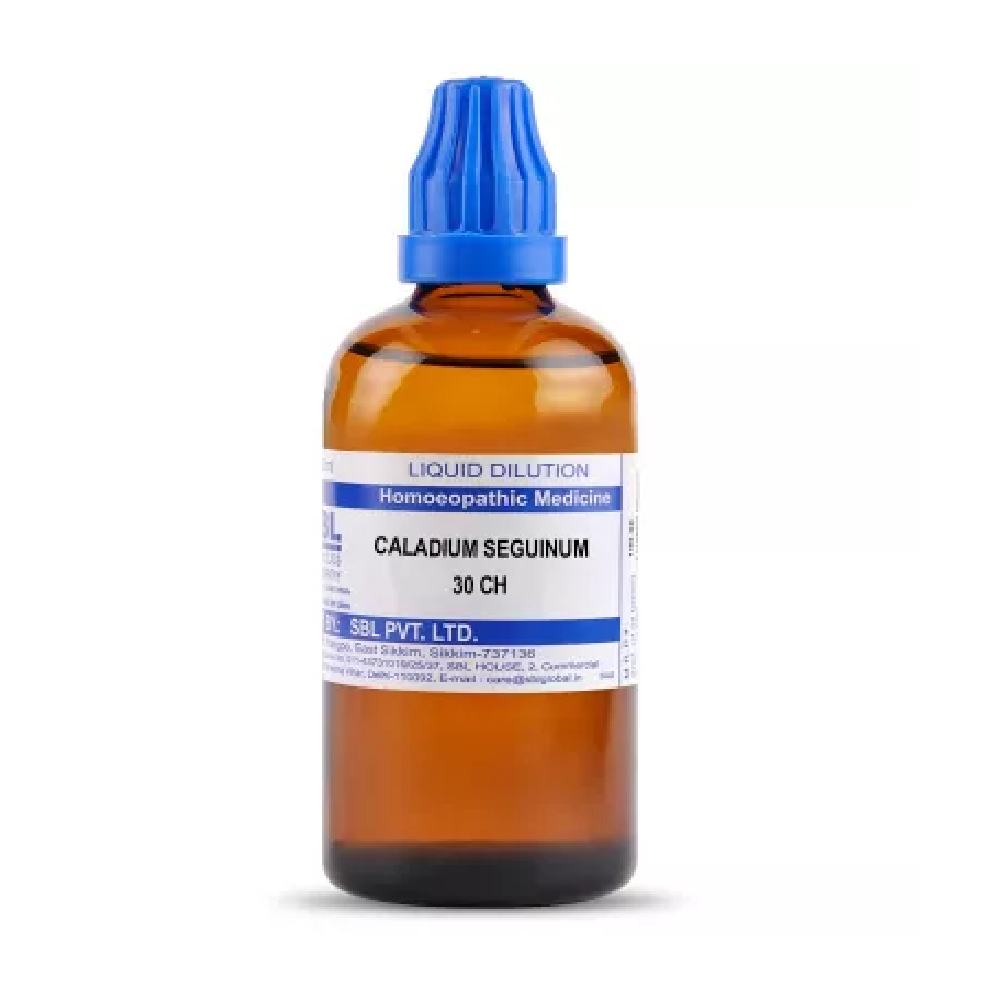 SBL-Caladium-Seguinum-30-CH-100ml.png SBL Homeopathic Caladium Seguinum Dilution (30 ML / 100 ML) For Depression - Image 1