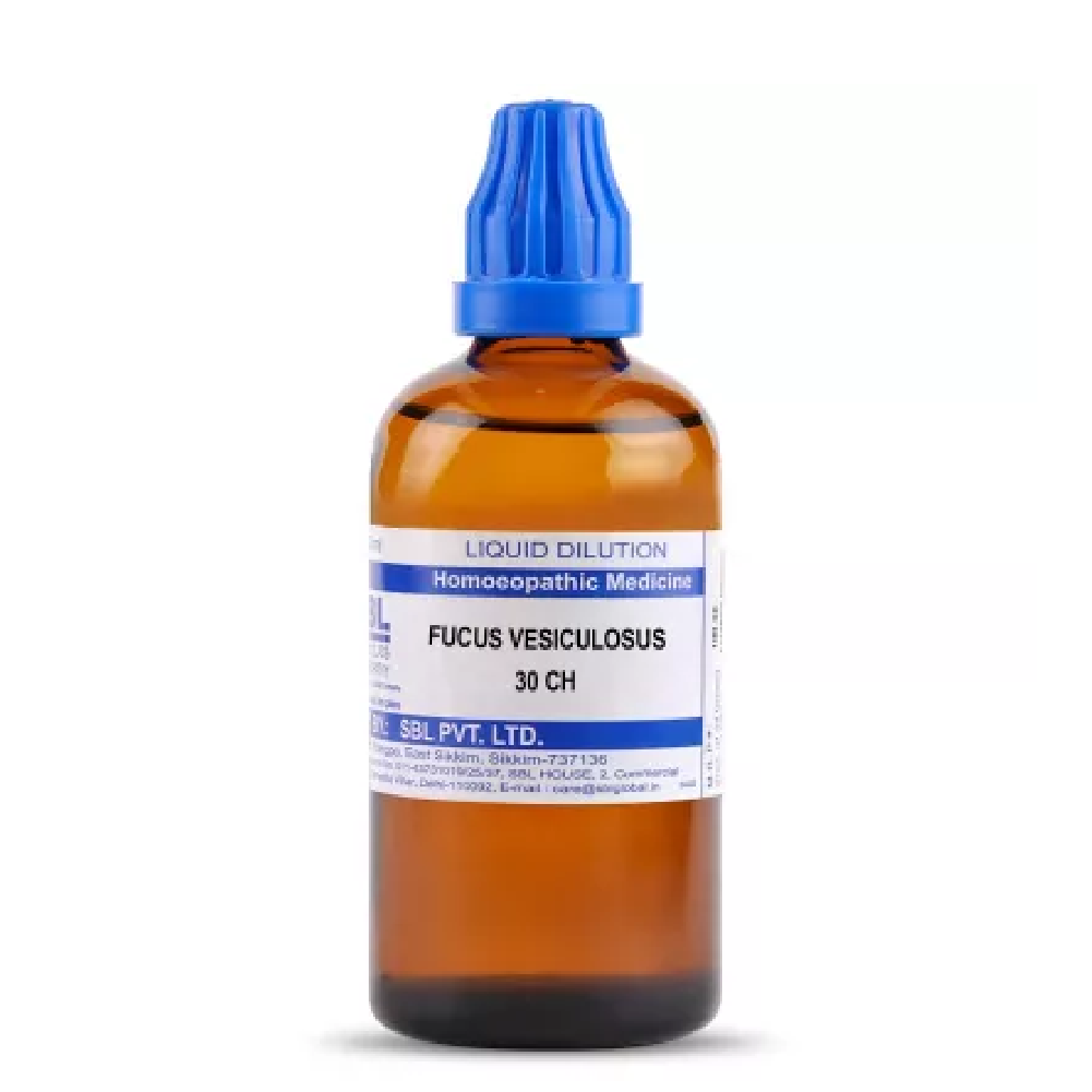 SBL-Fucus-Vesiculosus-30-CH-100ml.png SBL Homeopathic Fucus Vesiculosus Dilution (30 ML / 100 ML) For Manages Weight, Digestion - Image 1