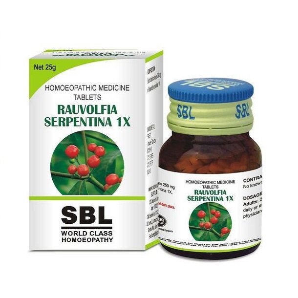 SBL-Homeopathic-Rauwolfia-Serpentina-1X-Tablets-25gm-1.jpg SBL Rauwolfia Serpentina 1X Tablets (25g) For Blood Pressure, Palpitations, Irritability, Restlessness - Image 1