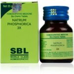 SBL Natrum Phosphoricum Bio-Chemic Tables 25gm for indigestion heartburn itching nausea