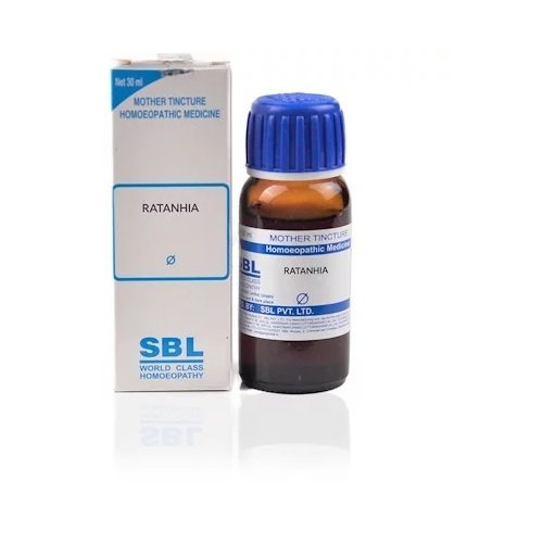 SBL-Ratanhia-Mother-Tincture-Q.jpg SBL Ratanhia Mother Tincture (Q) 30ml for itching toothache Reduces pain - Image 1