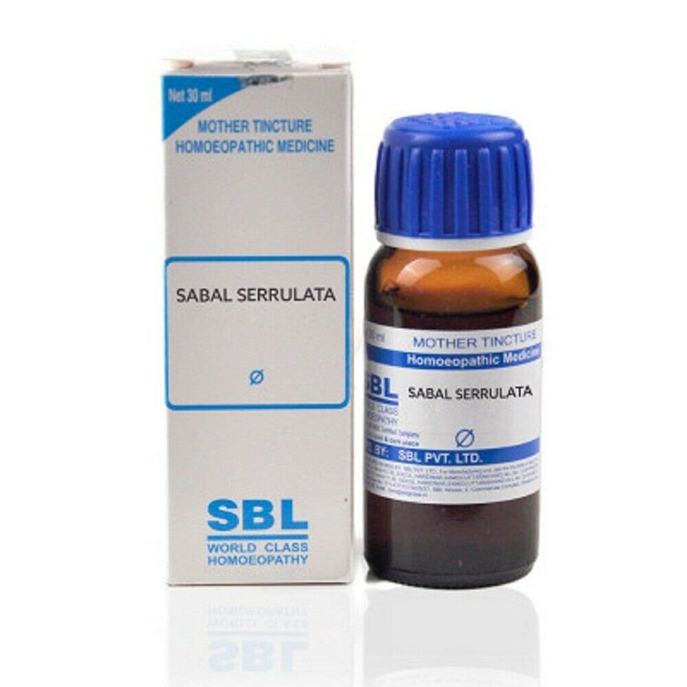 SBL-Sabal-Serrulata-Mother-Tincture-1XQ-30ml.jpg SBL Sabal Serrulata Mother Tincture 1X(Q) 30ml for anxiety cough - Image 1