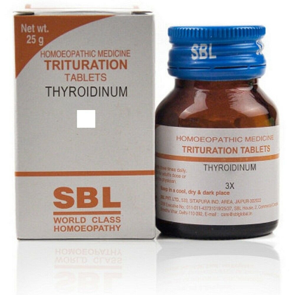SBL-Thyroidinum-Tablets-25gm.jpg SBL Thyroidinum Tablets 25gm for headache blood pressure - Image 1