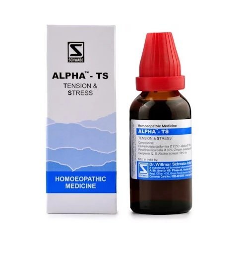 Schwabe-ALPHA-TS.jpg Dr Willmar Schwabe India Homoeopathic Alpha TS (Tension and Stress) (30ml) for anxiety depression - Image 1