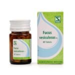 Dr Willmar Schwabe India Homoeopathic Fucus Vesiculosus 1X MT Tablets (20gm) for Indigestion Acidity Gas Thyroid