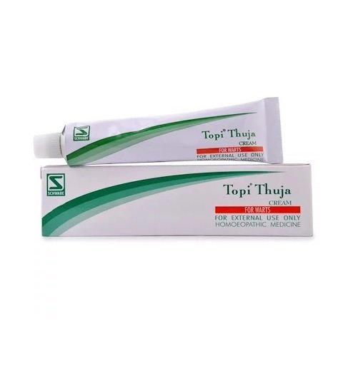 Schwabe-TOPI-THUJA-CREAM.jpg Dr Willmar Schwabe India Homoeopathic Topi Thuja Cream (25gm) for eczema skin problem - Image 1