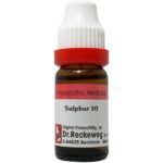Dr Reckeweg  Sulphur Dilution (11ml) for acidity eczema