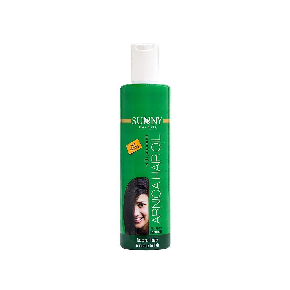 Sunny Arnica Hair Oil with the Goodness of Jaborandi, Multicolor, 150 ml 1 Bakson Homeopathic Sunny Arnica Hair Oil (150ml) for Anti Dandruff, Anti Hairfal - Image 1