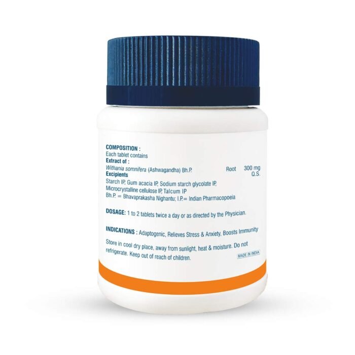 Vasu Ashwagandha Ghanvati 60 Cap For Stress-Related Problems - Image 4