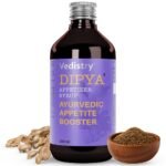 Vedistry Dipya Appetizer Syrup | Ayurvedic Herbal Tonic with Bhringraj, Shunthi, Pippalimool & Ajmoda | Provide Better Digestion & Appetite Booster | Support Natural Healthy Weight Enhancer & Energy Level for Kids & Adults - 200ml