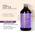 Vedistry Dipya Appetizer Syrup | Ayurvedic Herbal Tonic with Bhringraj, Shunthi, Pippalimool & Ajmoda | Provide Better Digestion & Appetite Booster | Support Natural Healthy Weight Enhancer & Energy Level for Kids & Adults - 200ml - Image 4