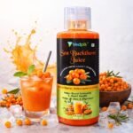 Vedpik Sea Buckthorn Juice 500ml | Rich in Omega 3, 6, 7 & 9 | High in Vitamin C & Antioxidants | Supports Immunity, Skin, Heart & Digestion | Natural Herbal Health Drink