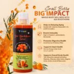 Vedpik Sea Buckthorn Juice 500ml | Rich in Omega 3, 6, 7 & 9 | High in Vitamin C & Antioxidants | Supports Immunity, Skin, Heart & Digestion | Natural Herbal Health Drink - Image 4