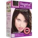 Vegetal Bio Hair Colour - Dark Brown 50g Achieve Natural, Ammonia-Free Hair Color PPD-Free, 100% Herbal Certified Organic for Men and Women UV Protection and Luster Maintenance Complete Kit