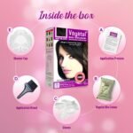 Vegetal Bio Hair Colour - Soft Black | 50g | Achieve Natural, Ammonia-Free Hair Color | PPD-Free, 100% Herbal Certified Organic for Men and Women | UV Protection and Luster Maintenance | Complete Kit - Image 6