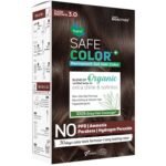 Vegetal Safe Color Dark Brown 3.0, 70ml | Permanent Gel Hair Colour, Organic Herbs Blend, Chemical-Free, 100% Grey Coverage for All Hair Types