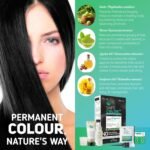 Vegetal Safe Color+ Organic Permanent Gel Hair Color Soft Black 1.0-70ml. | 100% Grey Coverage | No Ammonia, No PPD, No Parabens, No Hydrogen Peroxide | Herbal Hair Dye with Natural Shine & Softness - Image 6