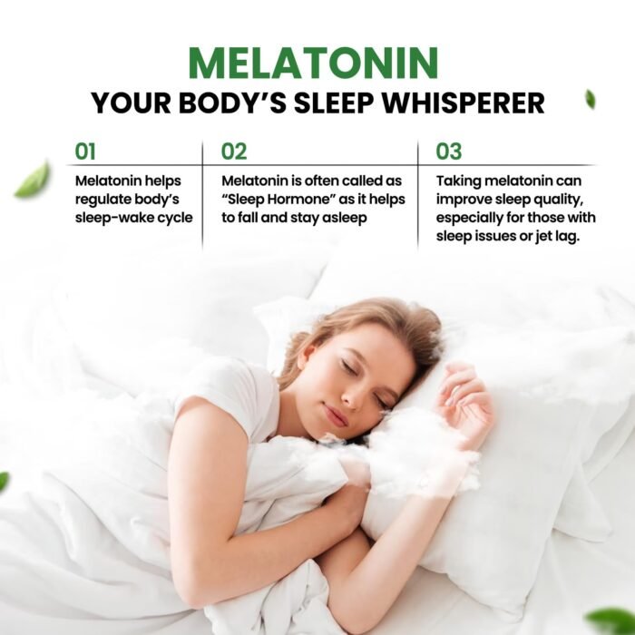 Vlado's Himalayan Organics Melatonin 10mg Sleep Tablets – Sleeping Pills - Melatonin for Deep Sleep, Restful Nights, and Effective Sleep DoseI Non-Habit Forming | for Women & Men – 120 Tablets - Image 4
