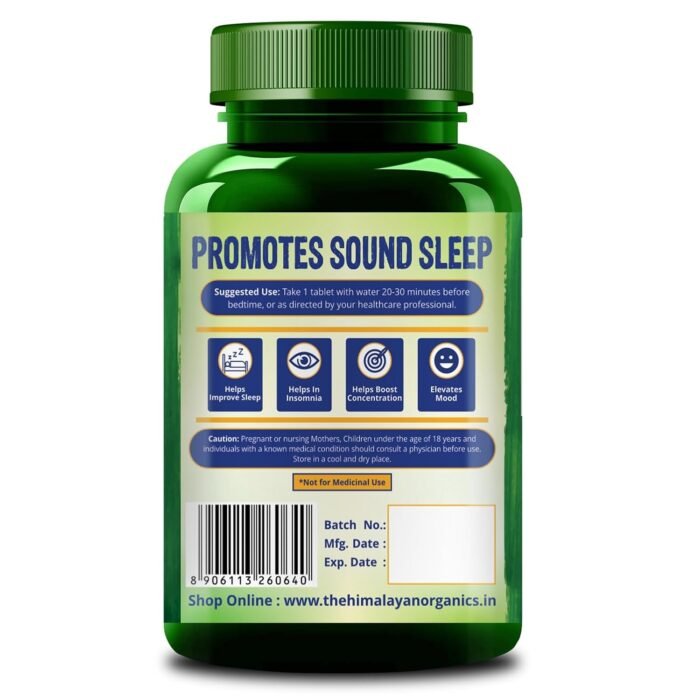 Vlado's Himalayan Organics Melatonin 10mg Sleep Tablets – Sleeping Pills - Melatonin for Deep Sleep, Restful Nights, and Effective Sleep DoseI Non-Habit Forming | for Women & Men – 120 Tablets - Image 6