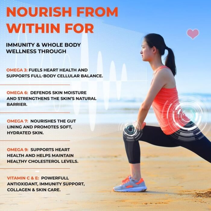 WDK Sea Buckthorn Juice 500ml | Immunity Booster, Skin Care & Detox | Rich in Omega 3, 6, 7, 9, Vitamins C, E & Antioxidants | Sugar-Free - Image 6