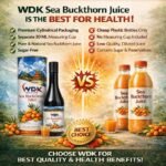 WDK Sea Buckthorn Juice 500ml – Pure Natural Himalayan Berry Juice, Sugar-Free, Rich in Vitamin C, Omega 3 6 7 9, Powerful Antioxidant, Boosts Immunity, Improves Skin Glow, Supports Digestion & Overall Health - Image 5