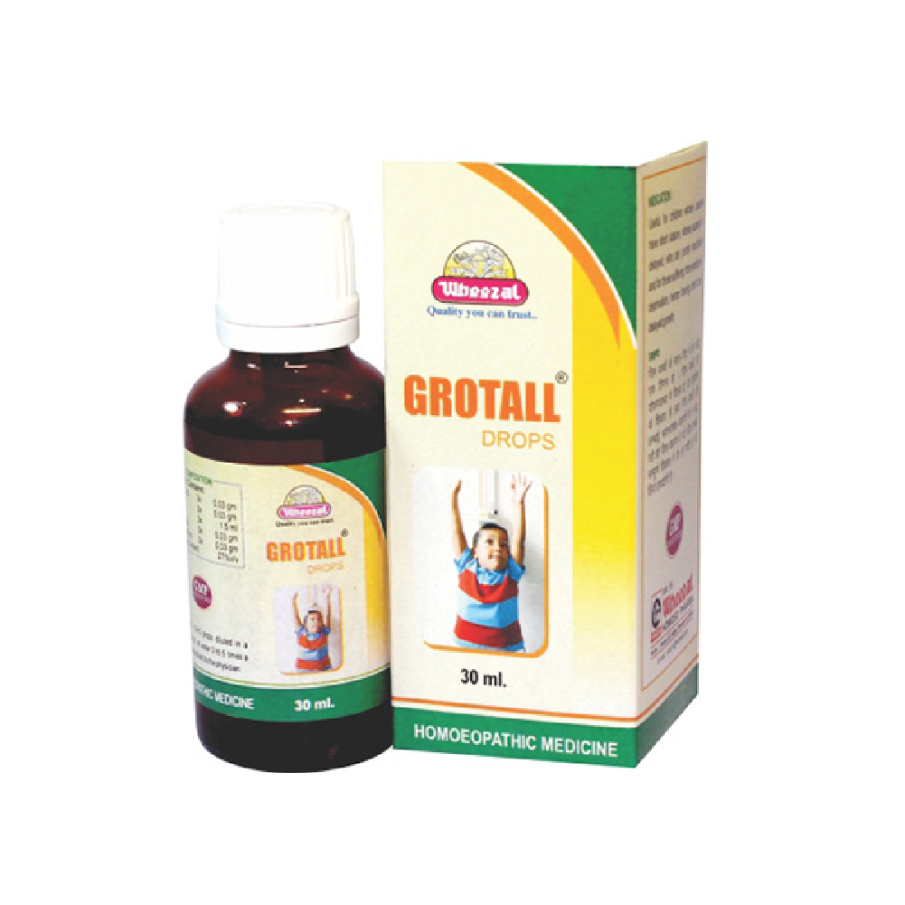 Wheezal-Grotall-Drop-30-ML.png Wheezal Grotall Drop (30 ML) For Nutrition Care - Image 1