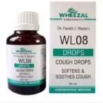 Wheezal Homeopathic WL08 Cough Drop - 30ml for Cough Bronchitis Chest Pain & Angina