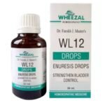 Wheezal Homeopathic WL12 Enuresis Drop - 30ml for Bed Wetting anxiety