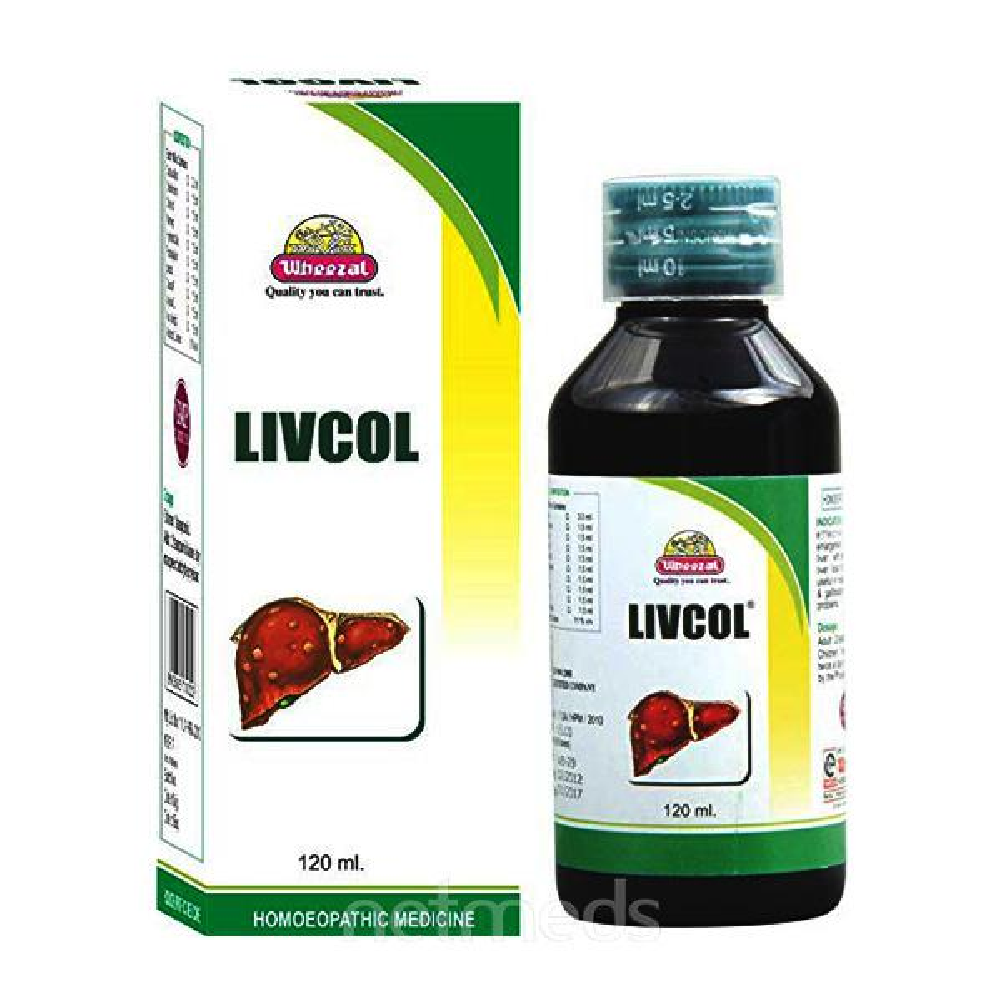 Wheezal-Livcol-Syrup-200-ML.png Wheezal Livcol Syrup (200 ML) For Nausea And Vomiting, Digestion - Image 1