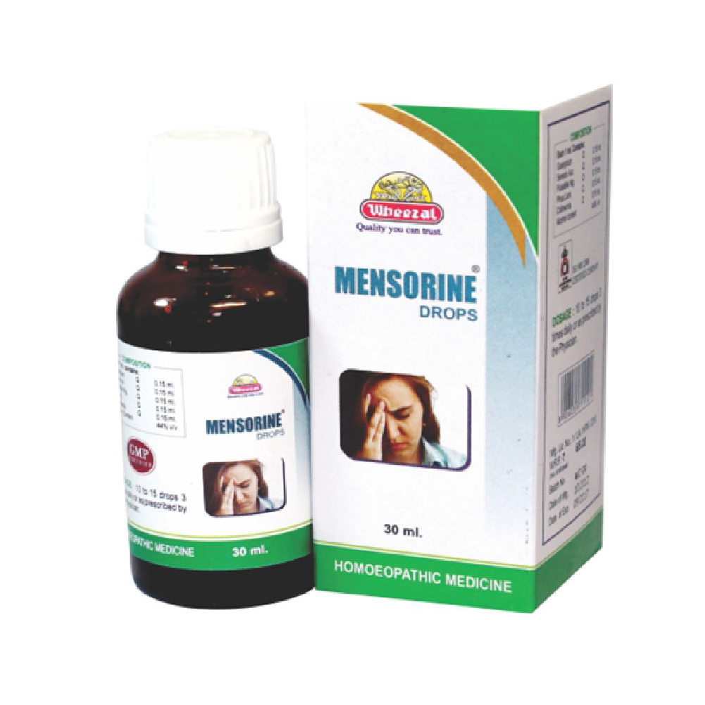 Wheezal-Mensorine-Drop-30-ML.png Wheezal Mensorine Drops (30ml) For Backache - Image 1