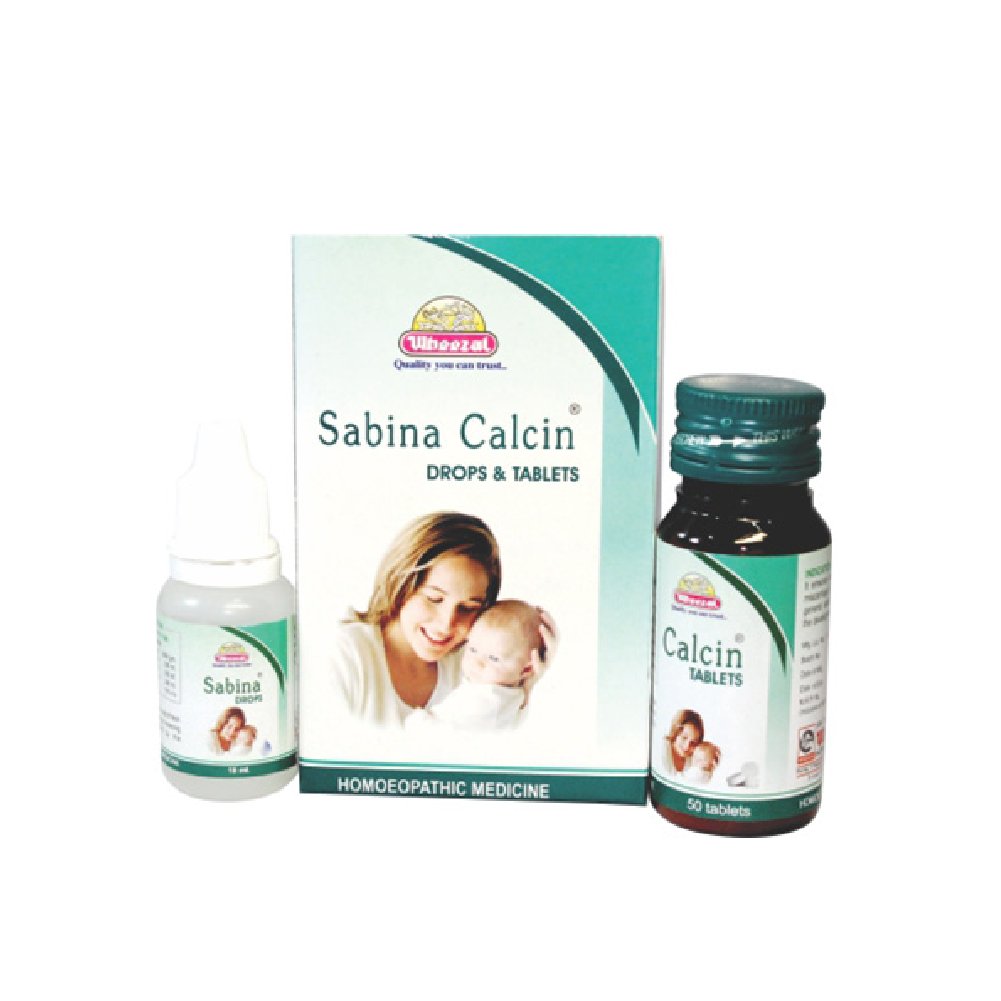 Wheezal-Sabina-Calcin-Twin-Pack-1Box.png Wheezal Sabina Calcin Twin Pack (1Box) For Maintain Healthy Growth Of Fetus During Pregnancy - Image 1