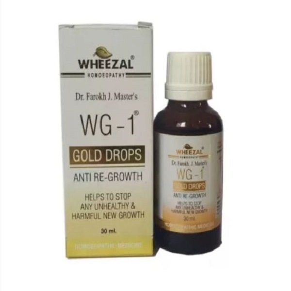 Wheezal-WG-1-Gold-Drops-Anti-Re-Growth-30ml.jpg Wheezal WG 1 Gold Drops Anti Re Growth (30ml) for reduce pain - Image 1