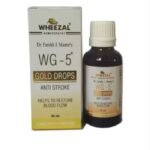 Wheezal WG 5 Gold Drops Anti Stroke (30ml) for brain-related disorders