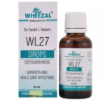 Wheezal Homeopathic WL27 Osteorthritis Drop - 30ml for joint pain Back & Knee Pain