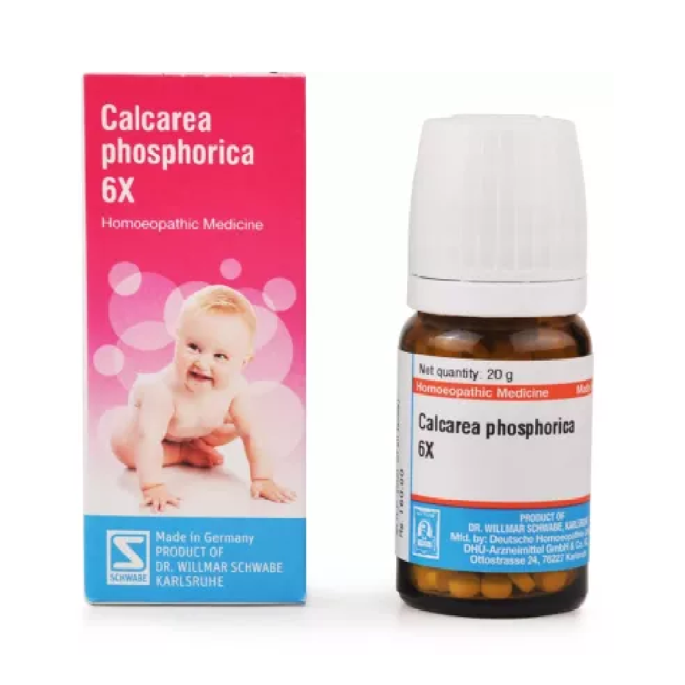 Willmar-Schwabe-Germany-Calcarea-Phosphorica-6X-20g.png Willmar Schwabe Germany Calcarea Phosphorica 6X (20g) For Joint Pains, Weakness - Image 1