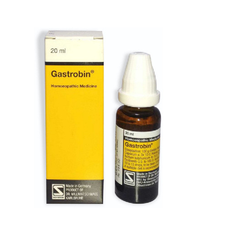 Willmar-Schwabe-Germany-Gastrobin-20ml.png Dr Willmar Schwabe Germany Homeopathic Gastrobin (20ml) for acidity relieves gas - Image 1