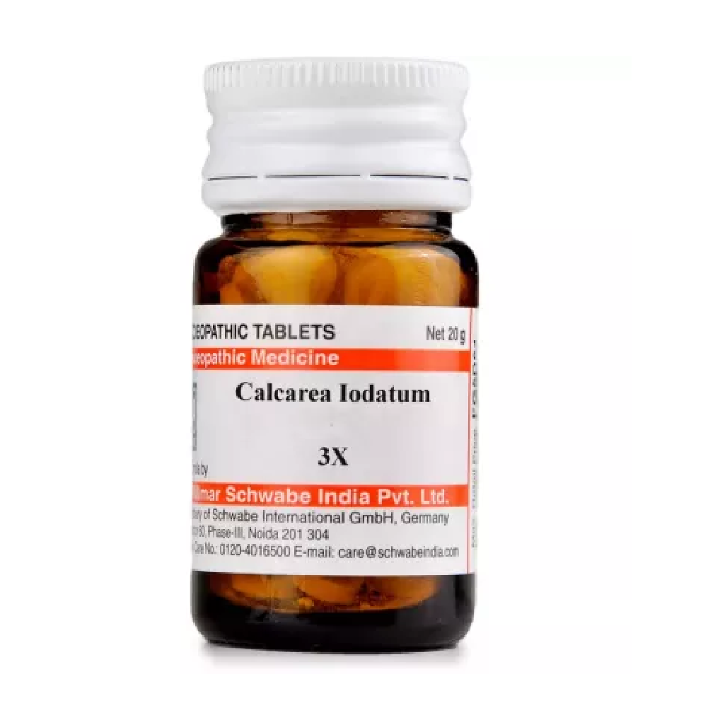 Willmar-Schwabe-India-Calcarea-Iodatum-3X-20g.png Willmar Schwabe India Calcarea Iodatum (20g) For Weight Loss - Image 1