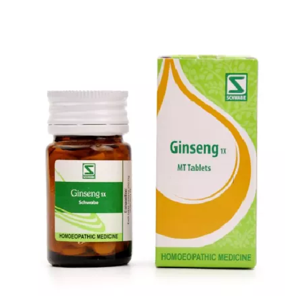 Willmar-Schwabe-India-Ginseng-1X-Tablets-20g.png Willmar Schwabe India Ginseng 1X Tablets (20g) For Anxiety & Depression, Vertigo - Image 1