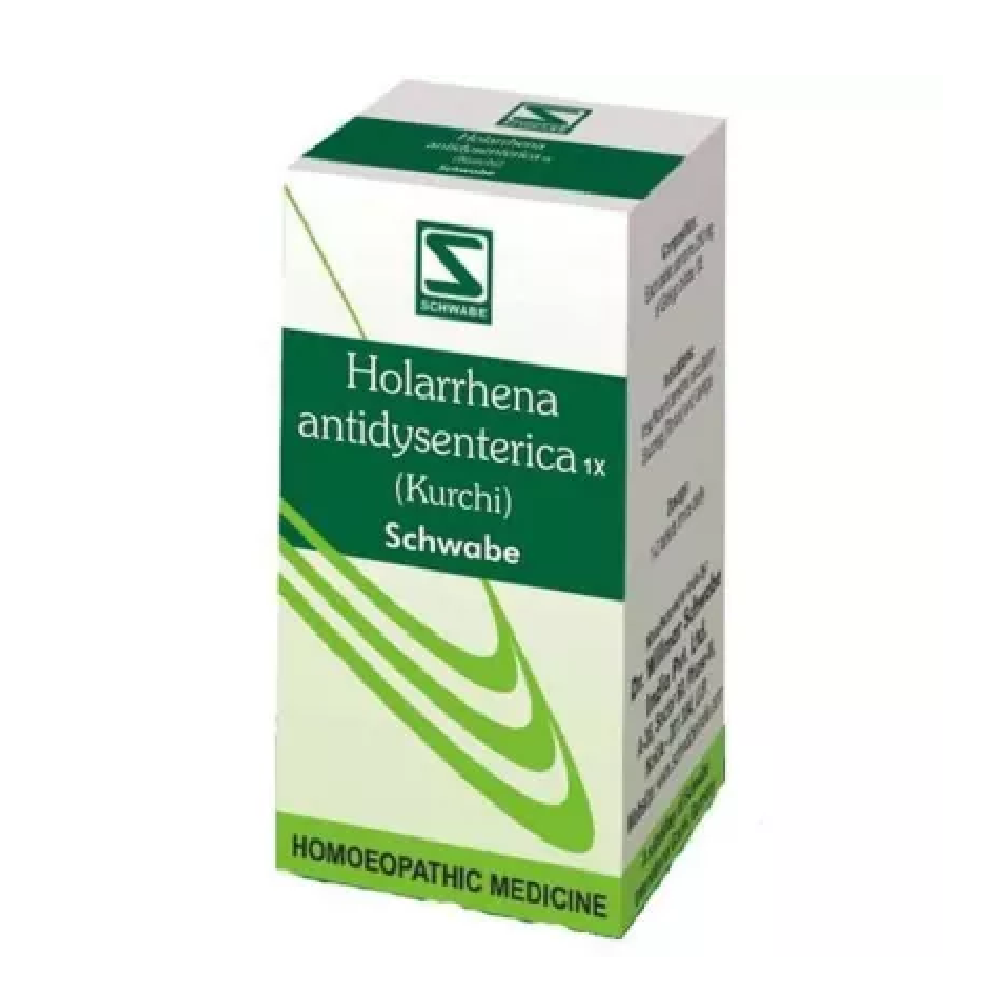 Willmar-Schwabe-India-Holarrhena-Antidysentrica-1X-Tablets-Kurchi-20g.png Willmar Schwabe India Holarrhena Antidysentrica Tablets (Kurchi) (20g) For Diarrhoea, Piles - Image 1