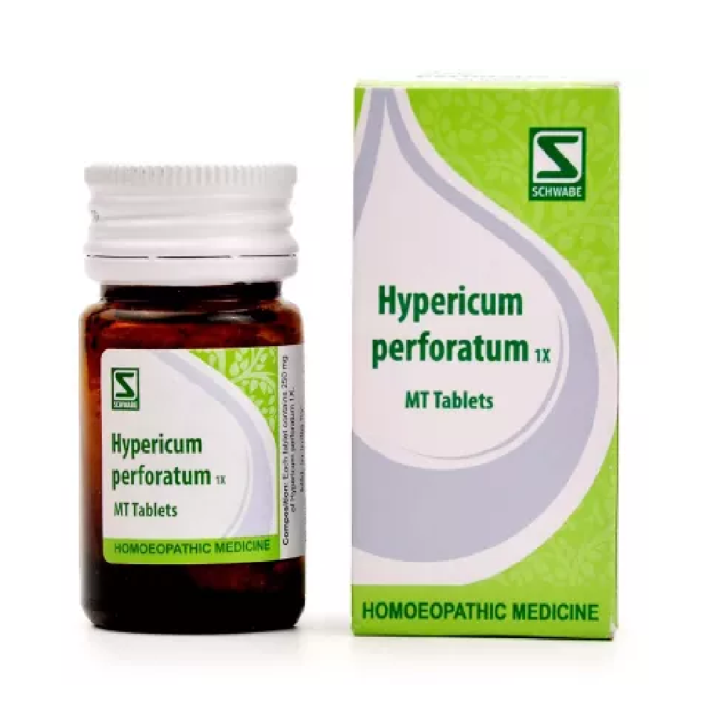 Willmar-Schwabe-India-Hypericum-Perforatum-1X-Tablets-20g.png Willmar Schwabe India Hypericum Perforatum 1X Tablets (20g) For Headache, Anxiety - Image 1