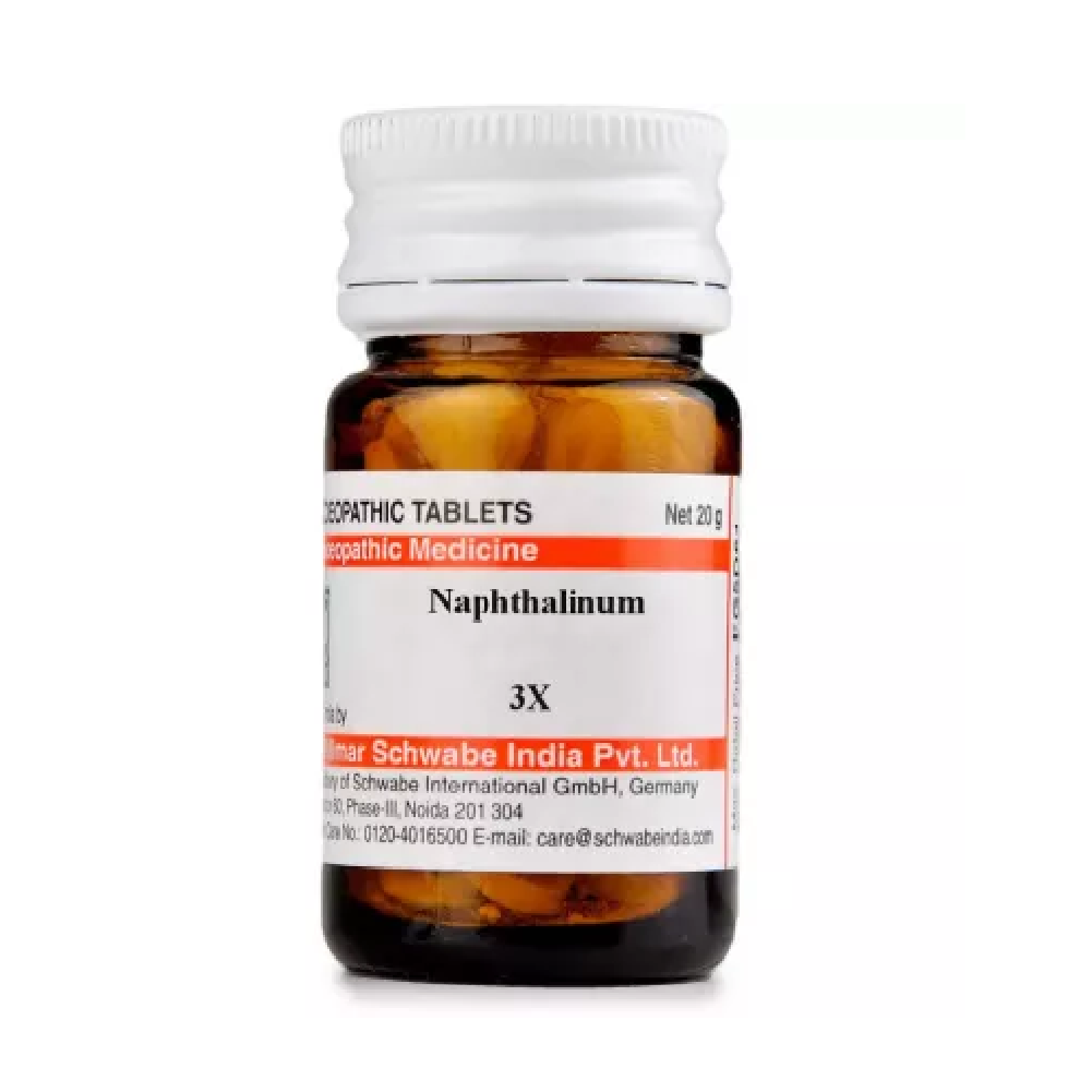 Willmar-Schwabe-India-Naphthalinum-3X-20g.png Willmar Schwabe India Naphthalinum (20g) For Itching, Skin Diseases - Image 1