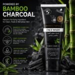 YC Fairness Face Wash for Oily Skin | Enriched with Bamboo Charcoal | Clears Clogged Pores, Exfoliates Gently | YC538-100 ml (Pack of 1) | Helps Remove Dirt & Impurities - Image 3