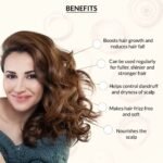 INDUS VALLEY 100% Organic Onion Hair Oil for Hair Fall Control | Strengthens Roots, Promotes Hair Growth & Nourishes Scalp for Thicker Hair – 200 ml - Image 4