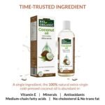 INDUS VALLEY Bio Organic Extra Virgin Organic Cold Pressed Coconut Oil for Hair and Skin Care Pure Oil Extracted from Freshly Dried Coconuts (200ml) - Image 2